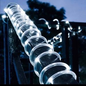 100 cold white led light tube string